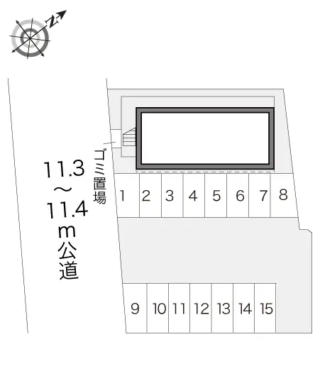 加須市東栄２丁目 月極駐車場